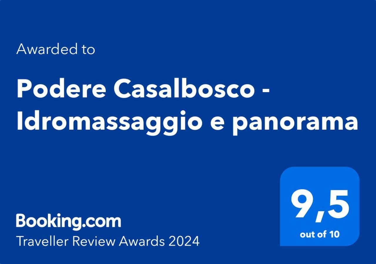 רפולאנו טרמה Podere Casalbosco - Idromassaggio E Panorama מראה חיצוני תמונה